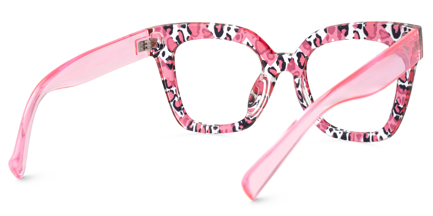 Malcolm Large Havana glasses frames with Transparent Arms | ZEELOOL Canada4