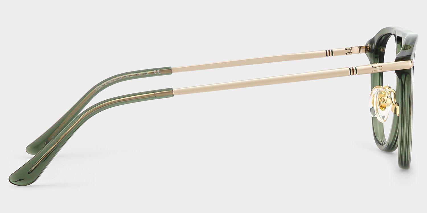 Isabelle Green Aviator Glasses | Nostalgic Campus Tone3