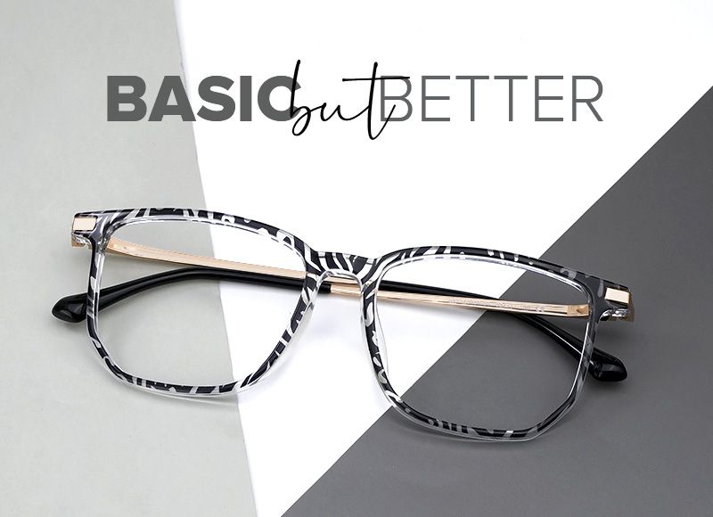 Fezell Black Thin Frame Eyeglasses | ZEELOOL Canada4