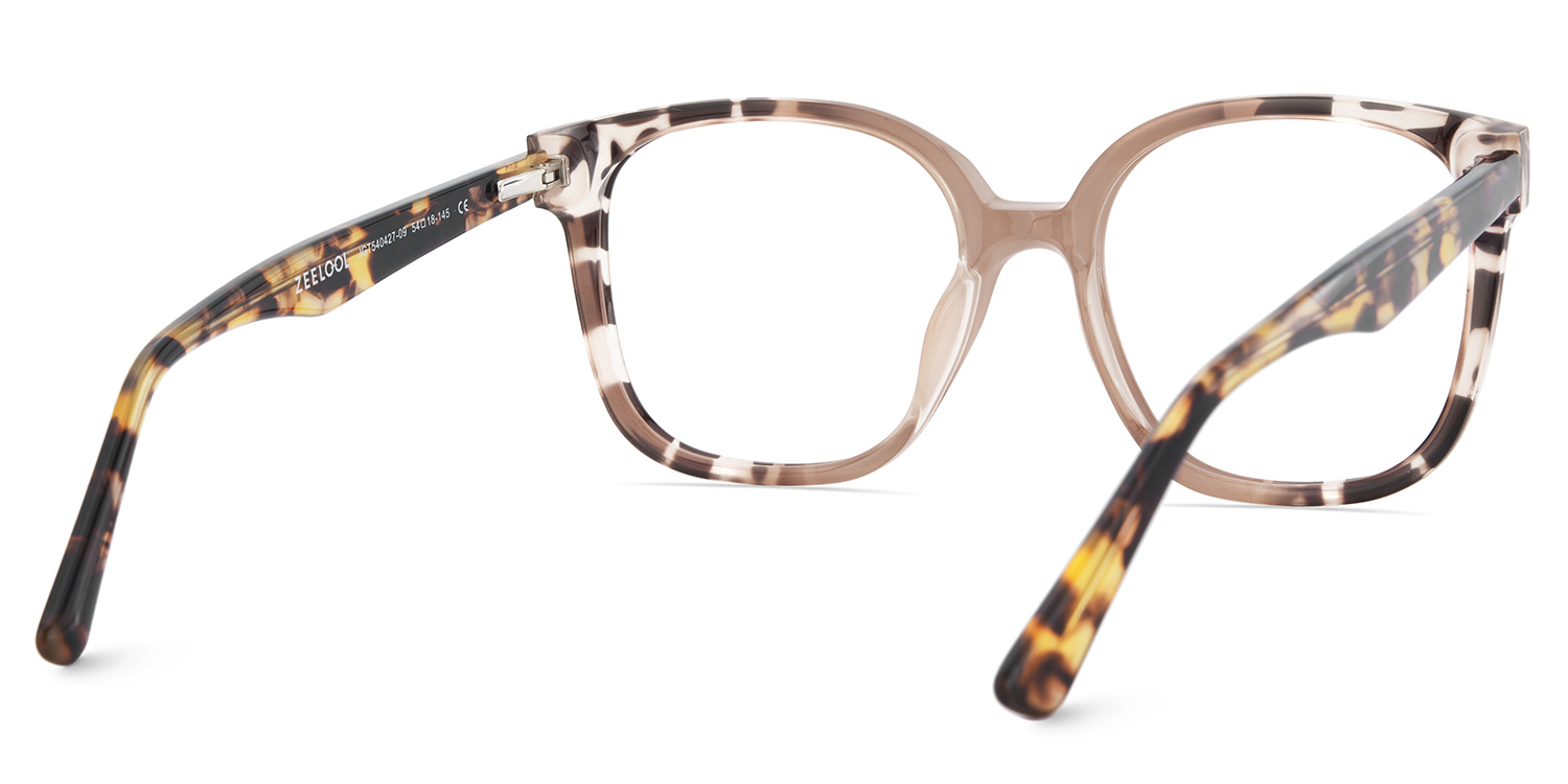 Siner Square Khaki Tortoise Glasses6
