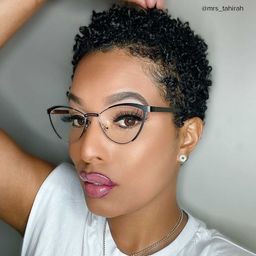 Sydney Cat Eye Black Glasses7