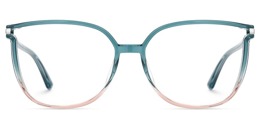 Rodz Square Green-Pink Glasses