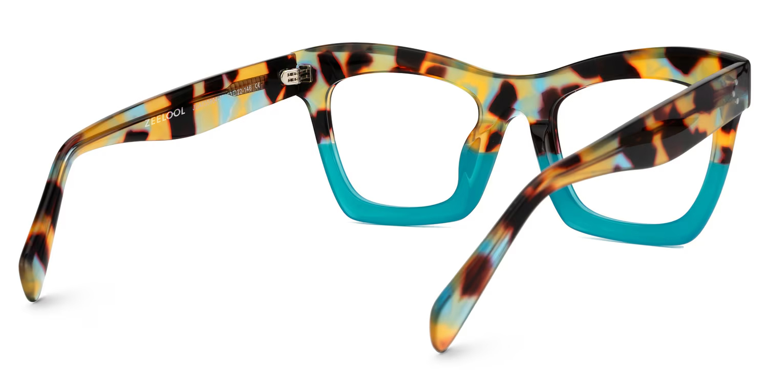 New Arrival Peacock-Blue Color for Benitez Frame Glasses | ZEELOOL Canada3