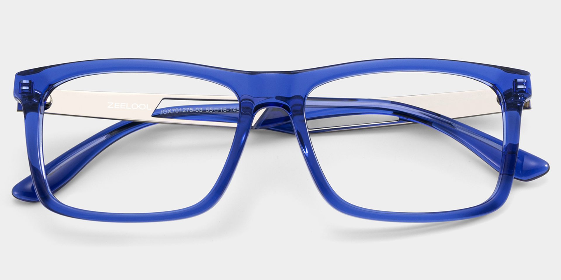 Morgan blue rectangle glasses Online | ZEELOOL2