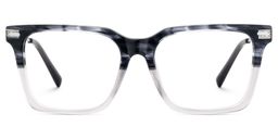 Greain Rectangle Two-Tone Glasses1