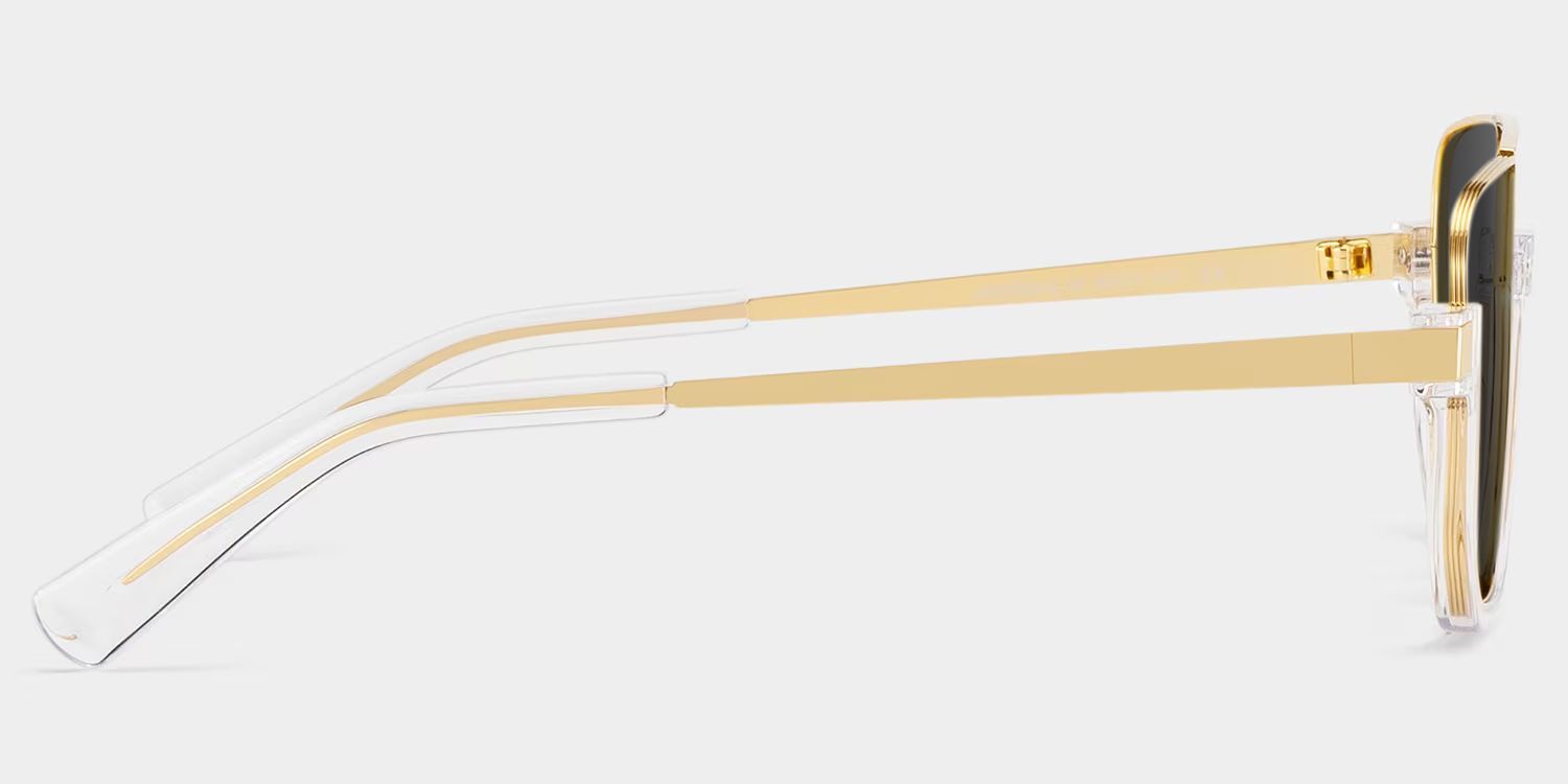 Oromiya Aviator Clear Frame Eyeglasses for Woman| ZEELOOL3