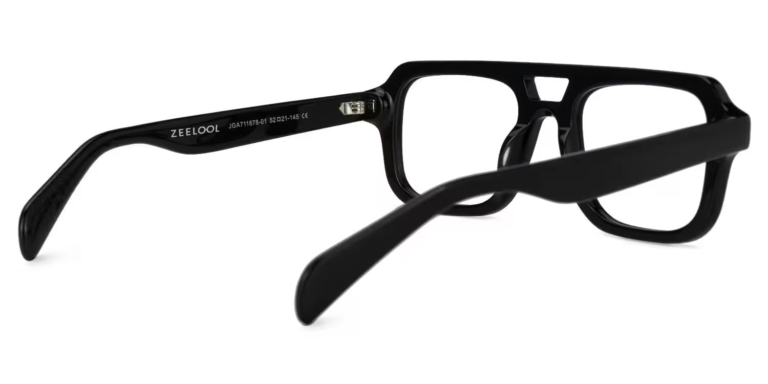 Acetate Ismail Eyeglasses, Ismail Aviator Glasses -Zeelool Glasses3