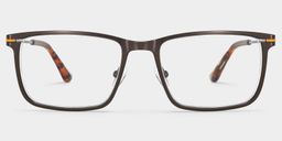 Roxana Brown Rectangle Glasses0