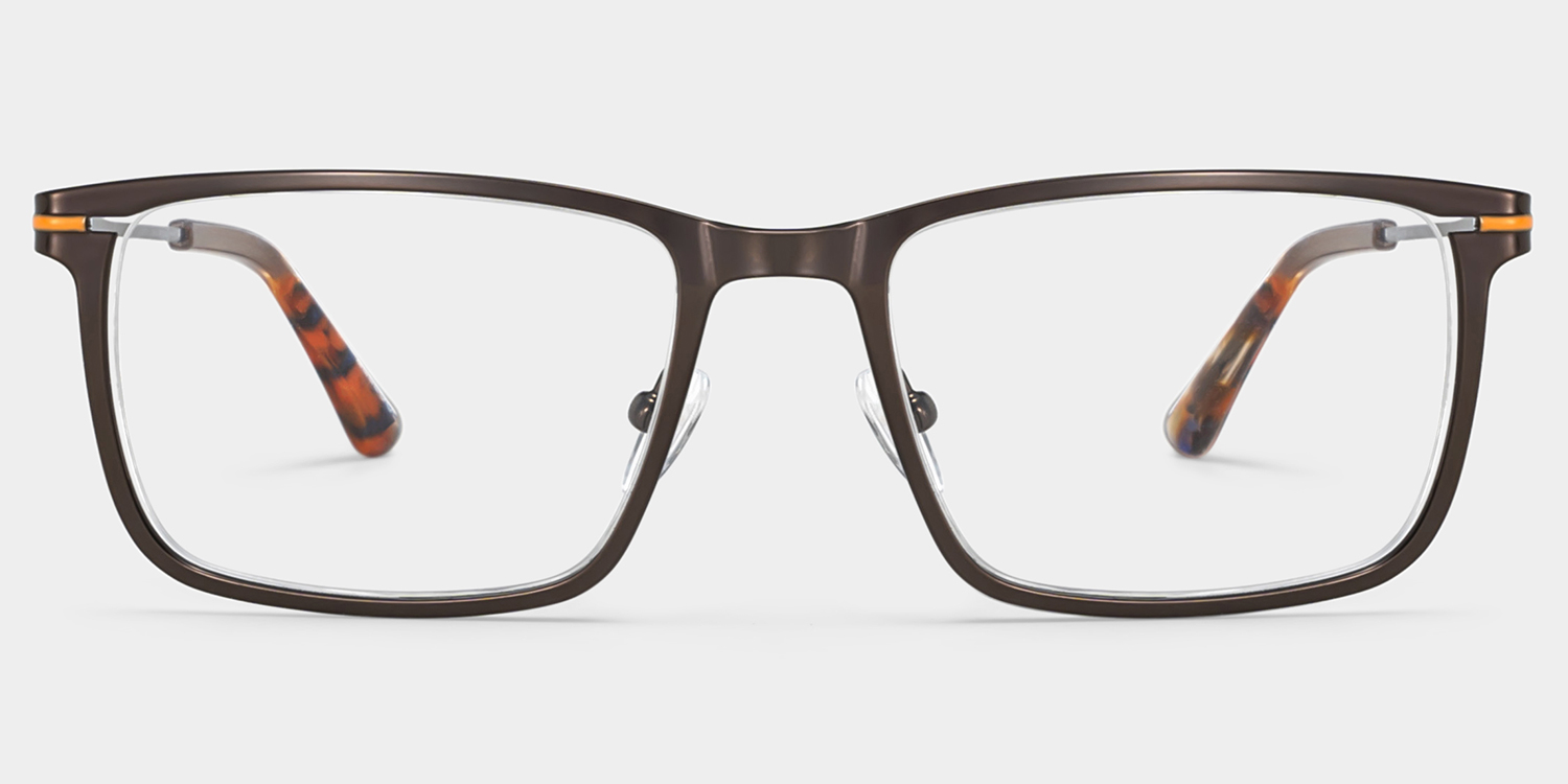 Roxana Rectangle Brown Glasses0