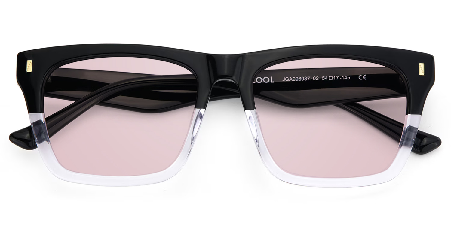 Rectangular Spectacle Frames with Brown Blue Color1