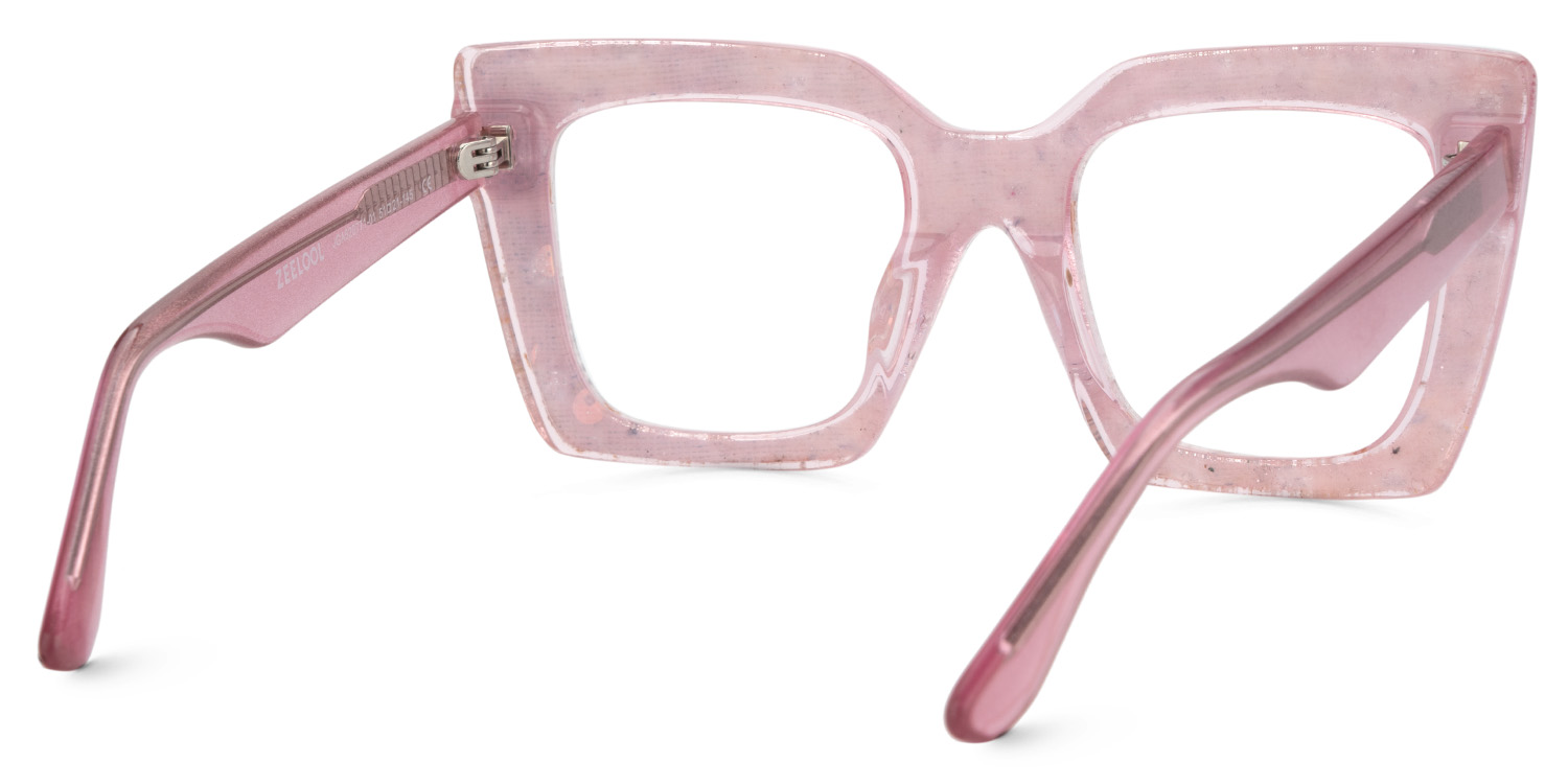 Cailey Square Pink Glasses5