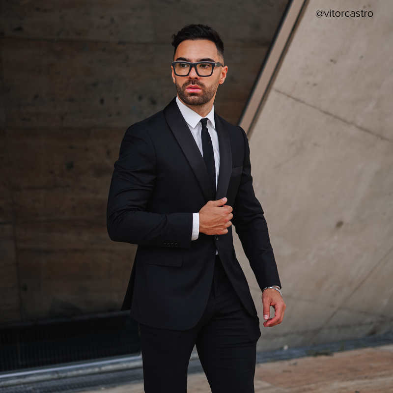 Riley Rectangle Dark-Gray Glasses6