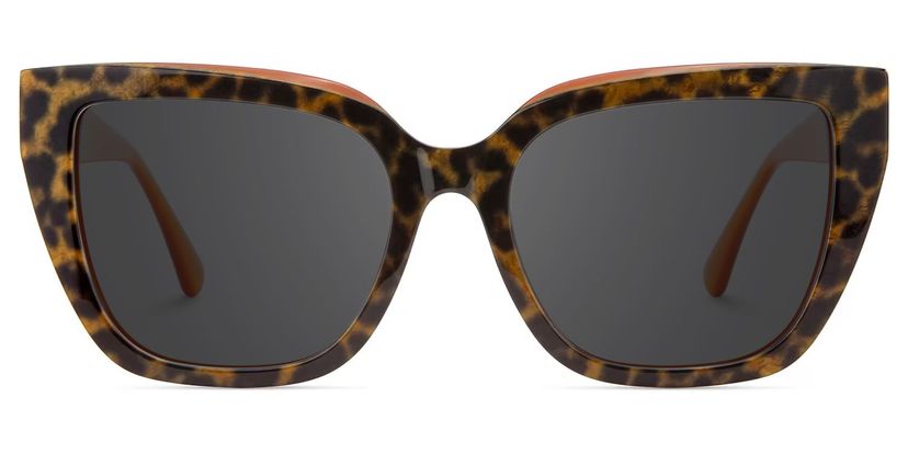 Tamarrah Cateye Leopard Glasses