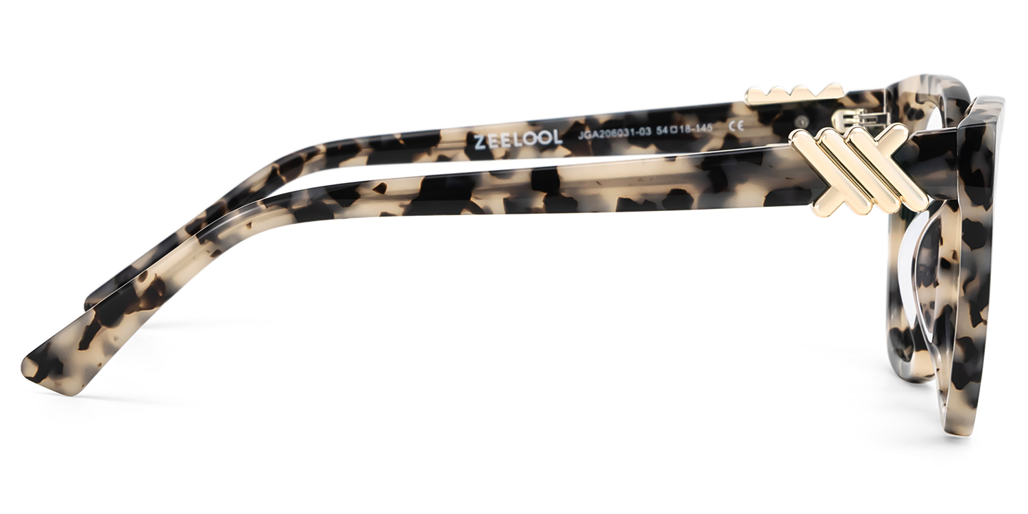 Mae Square Tortoise Glasses3