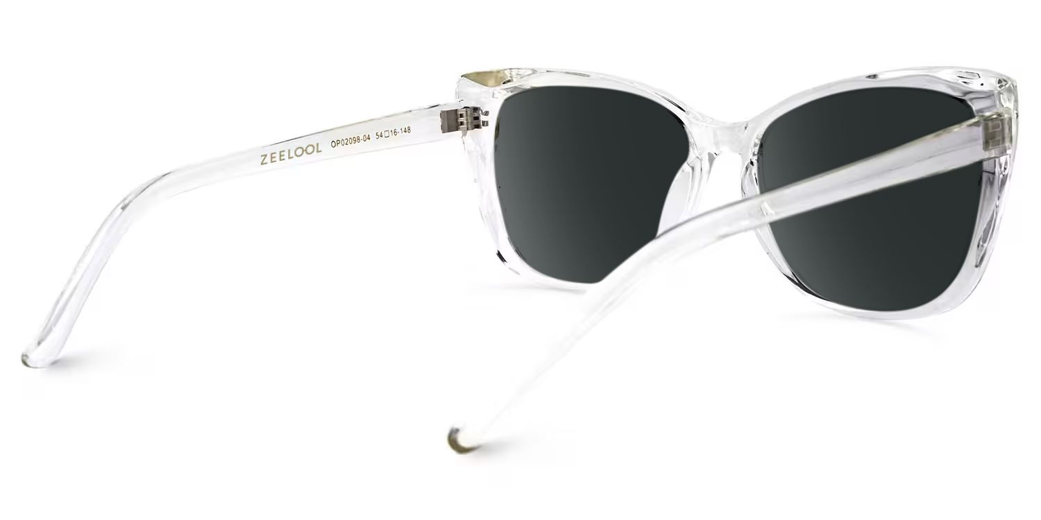 Farris Clear Classy Cat eye Frame Sunglasses | ZEELOOL Canada3