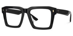 Kenish Square Black Glasses3