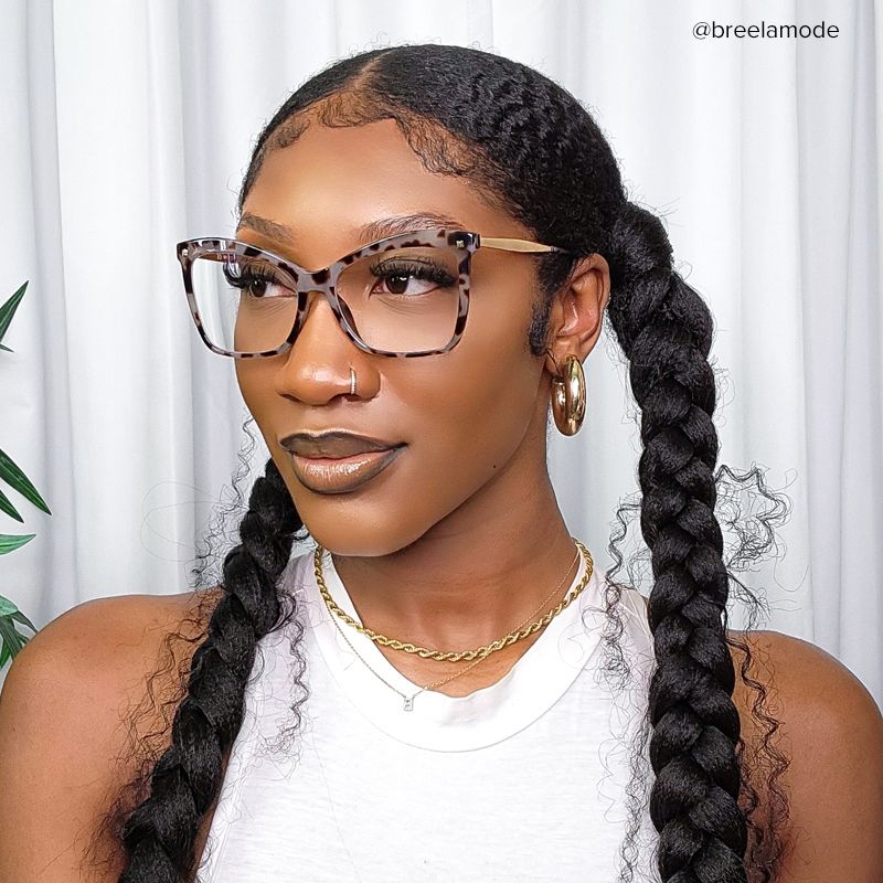 Isaebella Butterfly Tortoise Frame Glasses | ZEELOOL Canada7