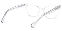 Raegan Cateye Clear Glasses4