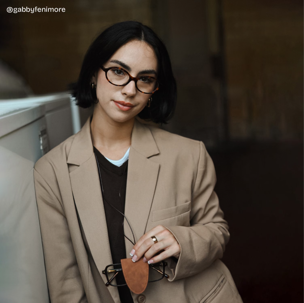 Oval Tortoise Eyeglasses- Everly Acetate Frame Glasses11