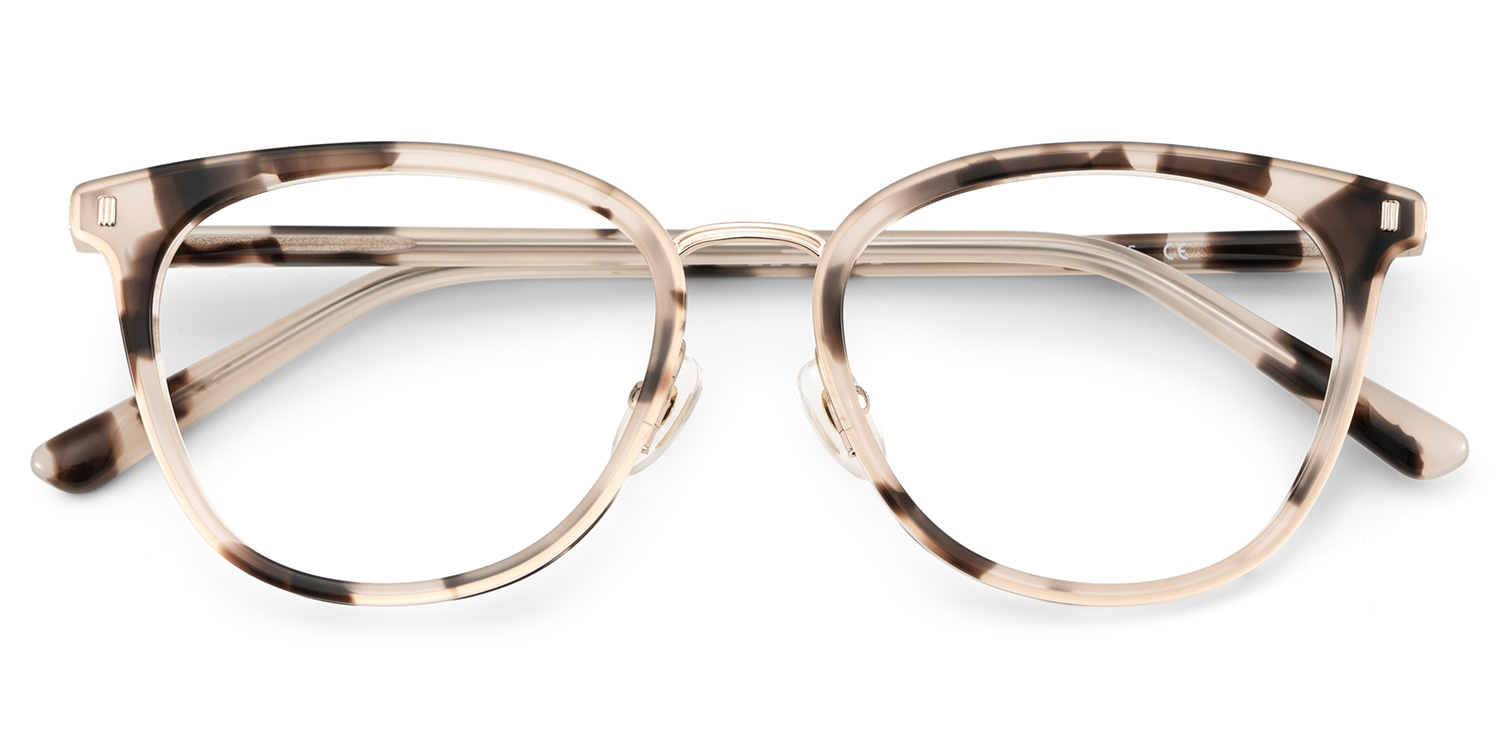 Caden Eyeglasses in Round Tortoise Frame | ZEELOOL Canada3