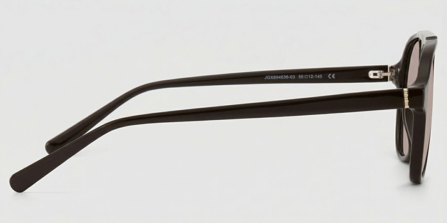 Drew Dark Brown Aviator Glasses for the Female | ZEELOOL3