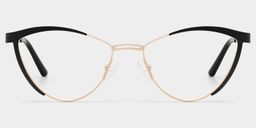 Sydney Cat Eye Black Glasses0