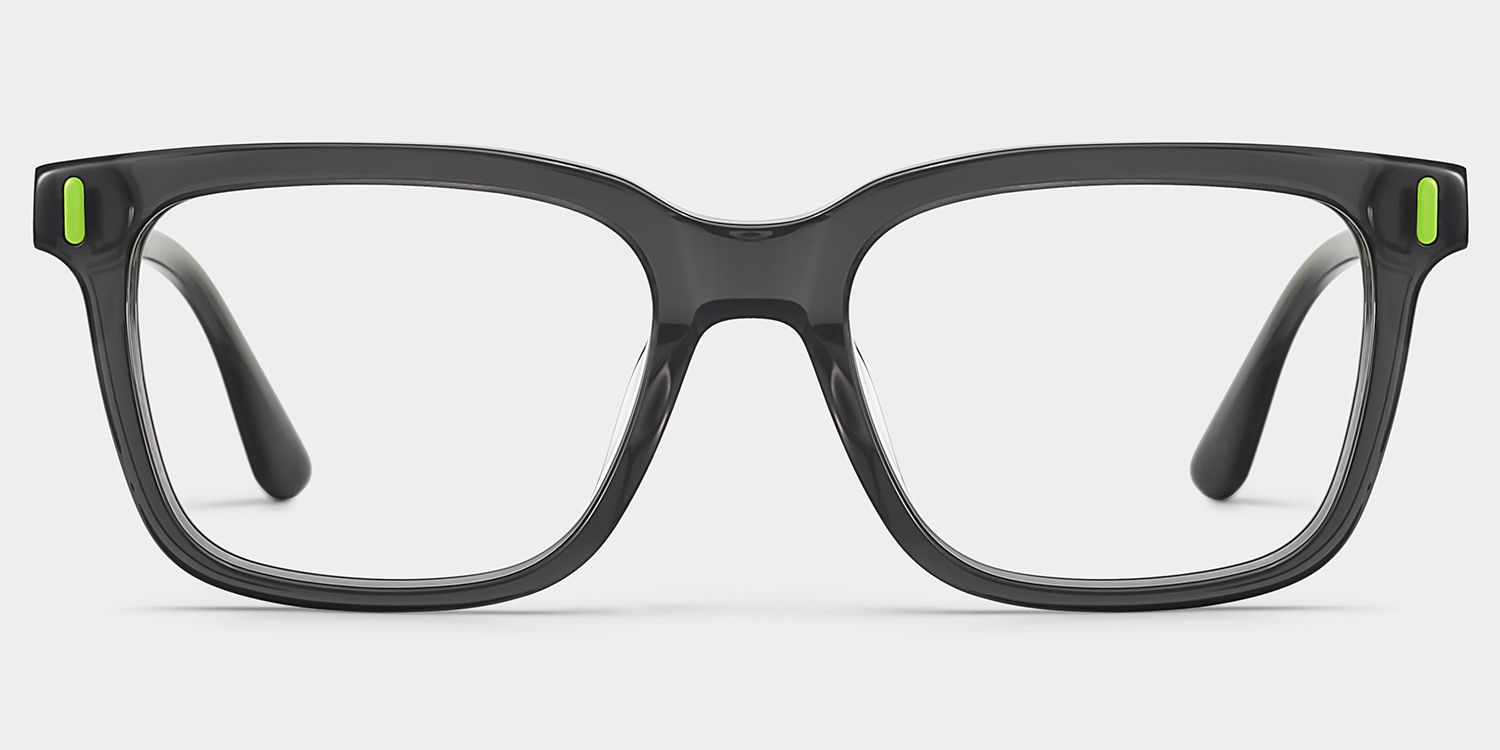 Axel Gray Frame Glasses with Rectangle Frame Online | ZEELOOL Canada2