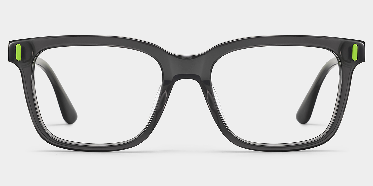 Axel Gray Frame Glasses with Rectangle Frame Online | ZEELOOL Canada2