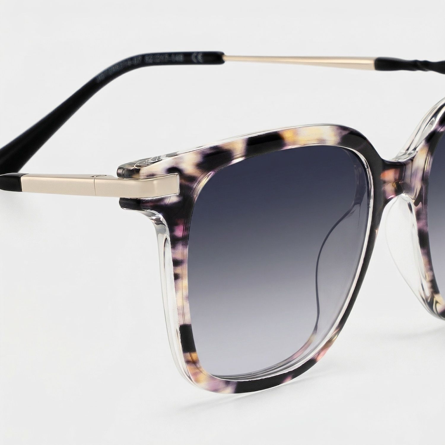 Jacqui Natural Tortoise Square TR90 Glasses | ZEELOOL4