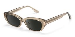 Riviera Geometric Beige Sunglasses2