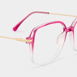 Payton Geometric Bright-Pink Glasses4