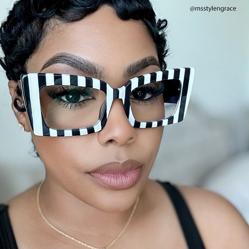 Mitia Zebra Print Prescription Glasses and Frames5