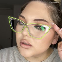 Yosef Green Cat eye Glasses5