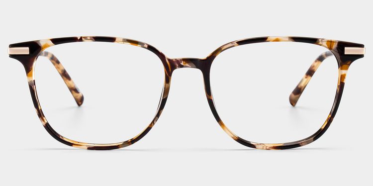 Florence Rectangle Tortoise Glasses