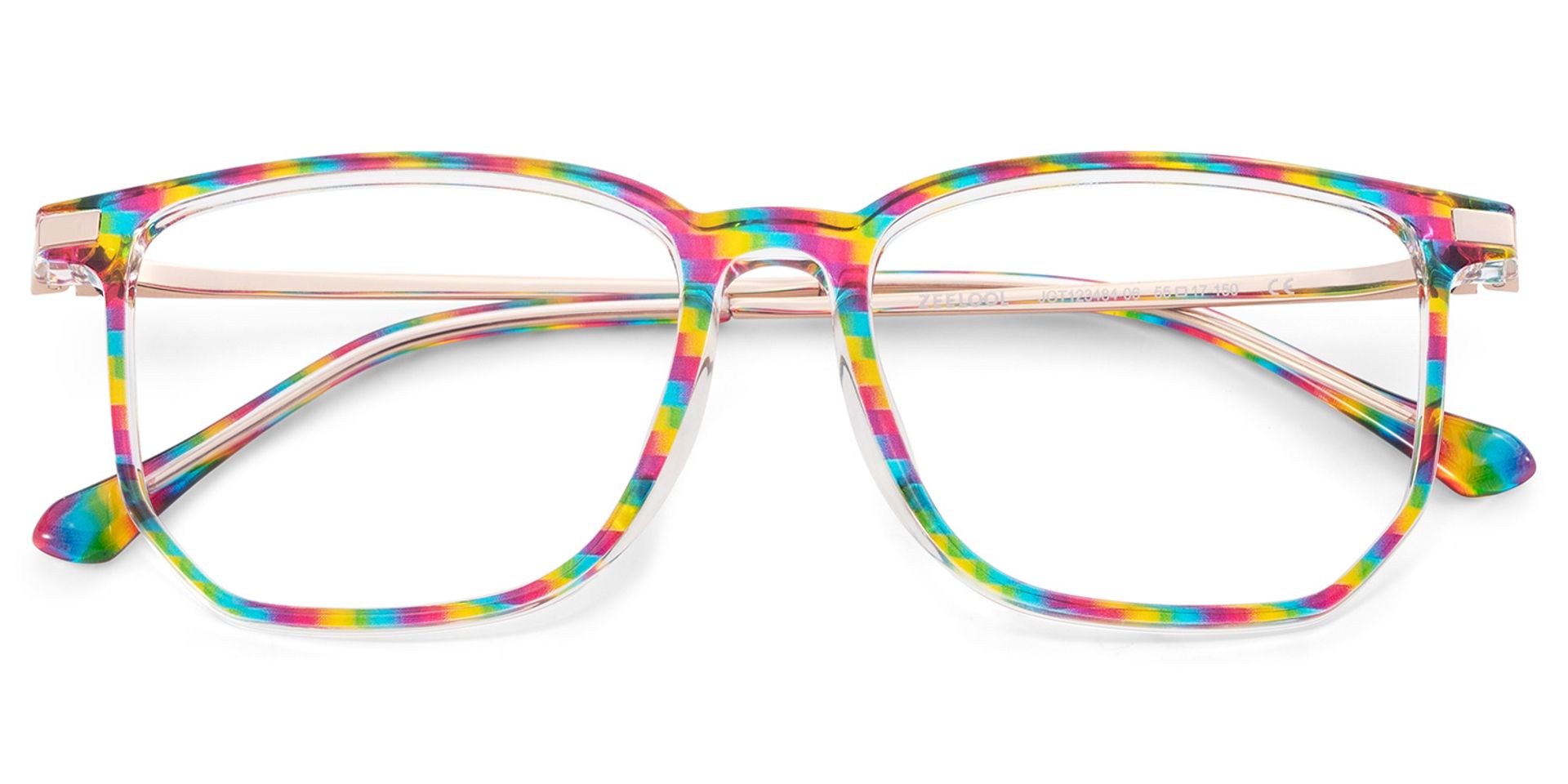 Fezell Multicolor Thin Frame Eyeglasses | ZEELOOL Canada2