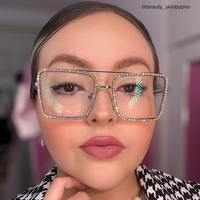 Diva Square Iridescent Glasses10