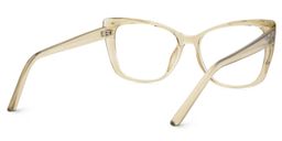 Farris Cat eye Beige Glasses3