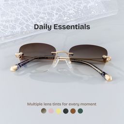 Seth Rectangle Gold Glasses0