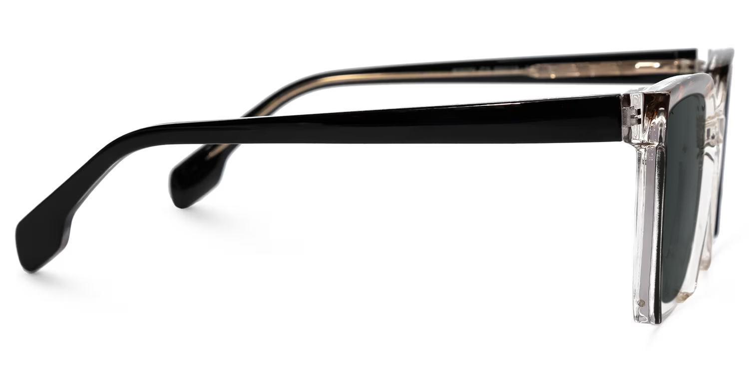 Misty Square Black Glasses2