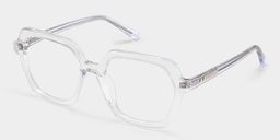 Devon Clear Geometric Glasses2