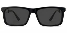Osvaldo Rectangle Black Glasses0