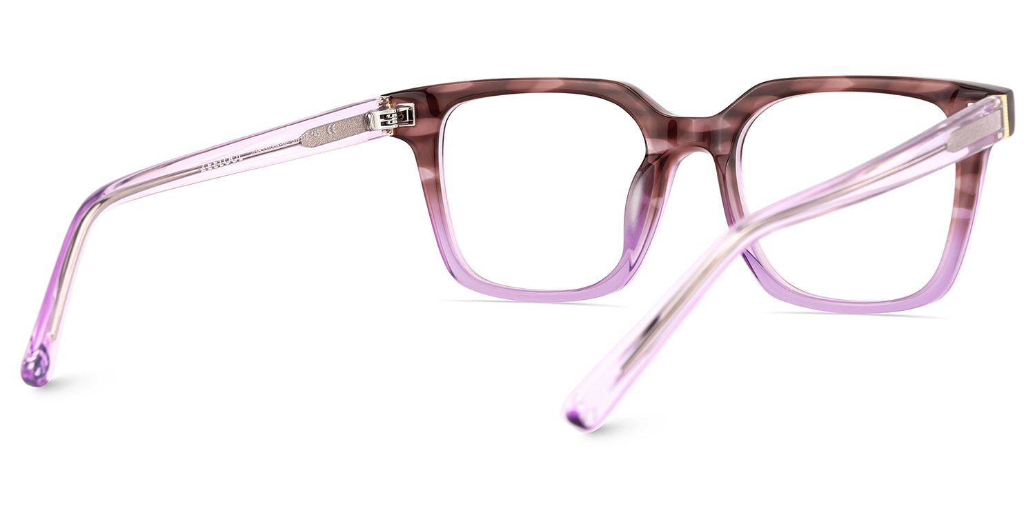 Pagel Purple Thin Frame Eyeglasses | ZEELOOL Canada5