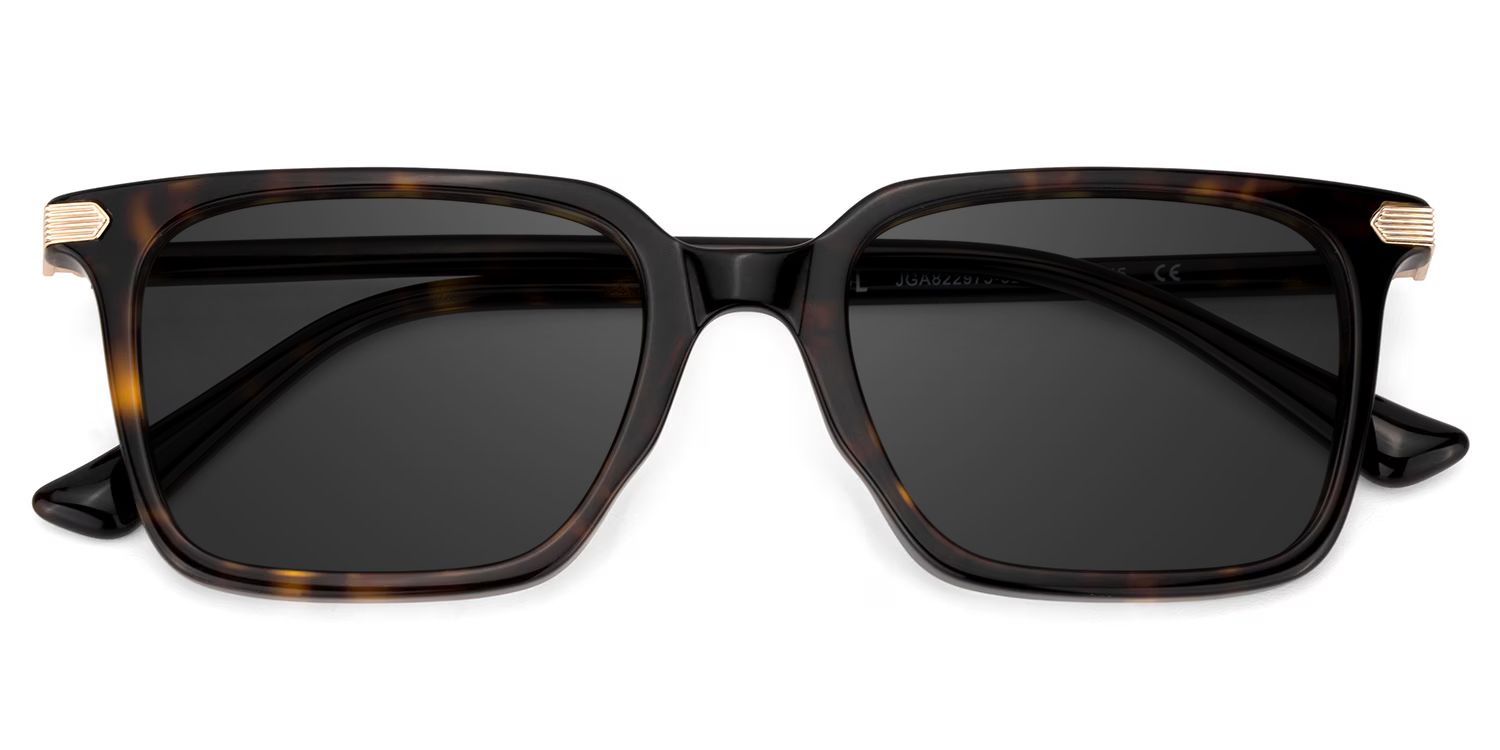 Goveo Rectangle Tortoise Sunglasses for Women & Men | ZEELOOL CA1