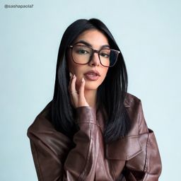 Jude Dark Brown Square Glasses6