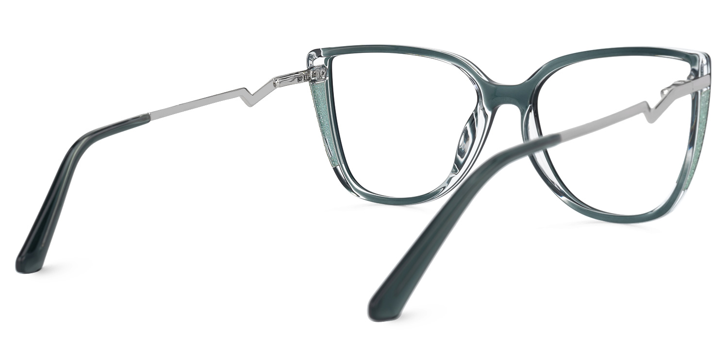 Spring hinges Celisa Eyeglasses, Celisa Green Glasses -Zeelool3