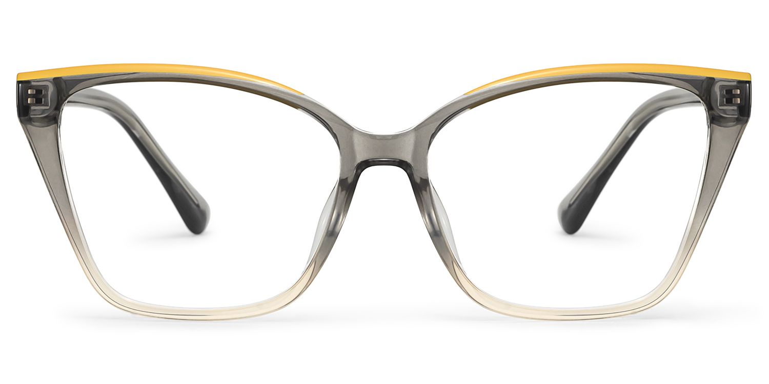 Sienna Grey Butterfly Prescription Glasses | ZEELOOL Canada1