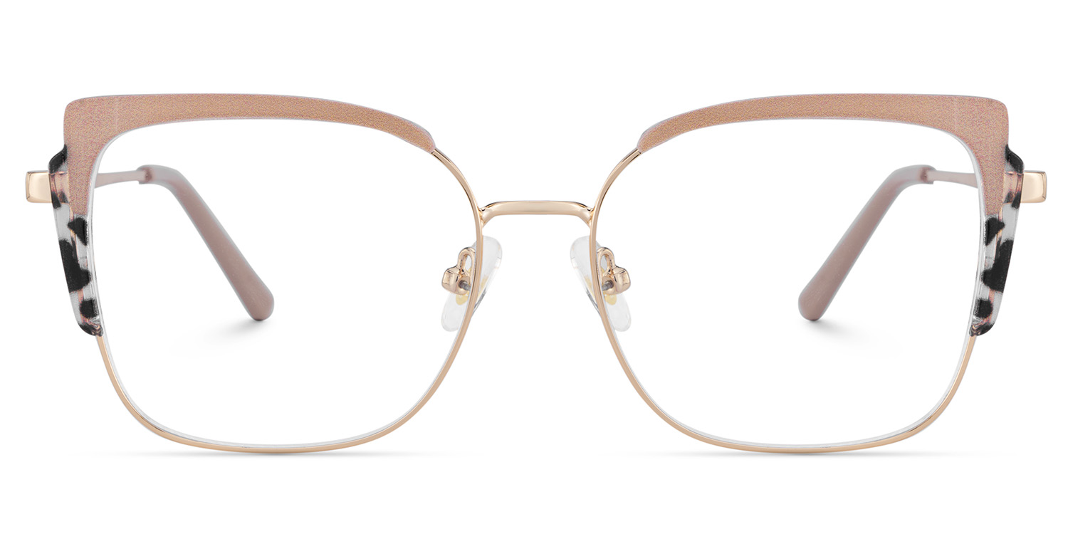 Jesmin Square Khaki Tortoise Glasses1