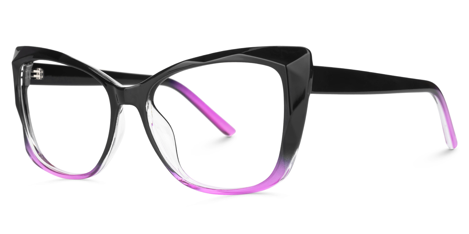 Farris Square Black-Purple Glasses1
