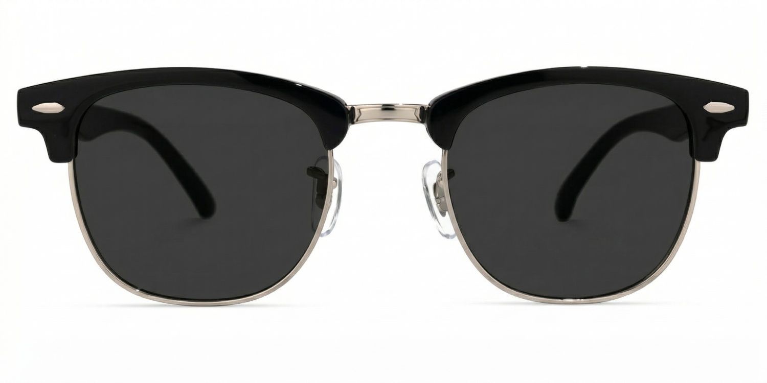 Hacker Browline Black Glasses | Zeelool Glasses0