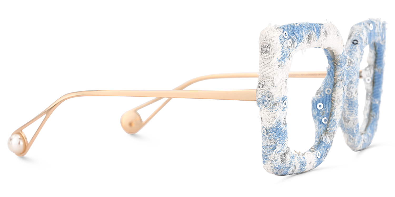 Latanya Square Cobalt Blue Glasses4